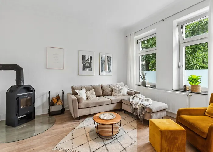 Level22 ! Grosszuegiger Altbau, Tolles Design Mit Kamin - Zentral In Bahnhofsnaehe *